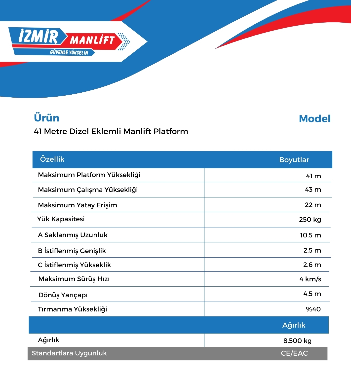 41 Metre Dizel Eklemli Manlift Platform e1739536062267