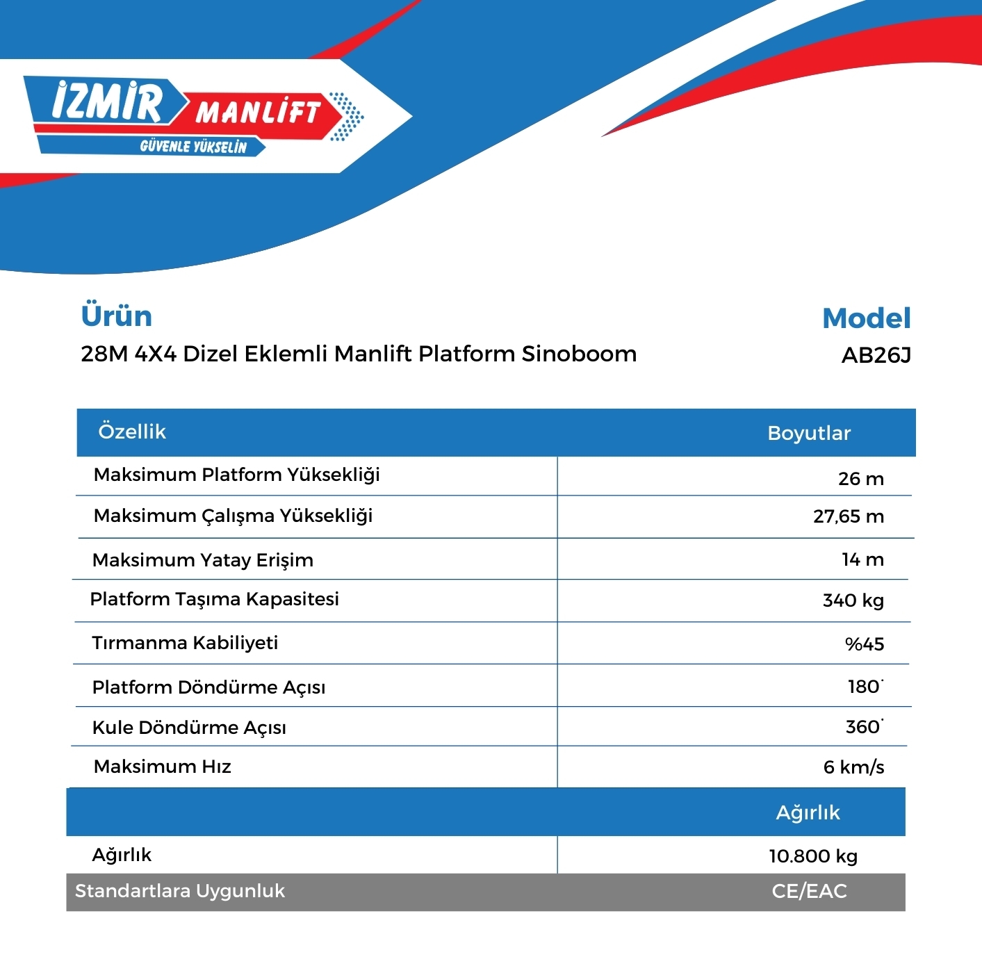 28M 4X4 Dizel Eklemli Manlift Platform Sinoboom AB26J e1739530401956